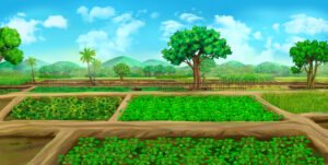 Farm Field Background - Sketlix