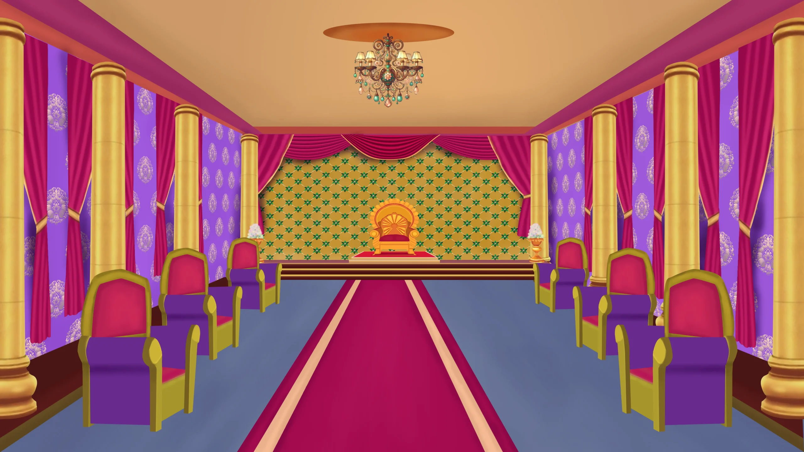 Wedding Hall Interior Background - Sketlix