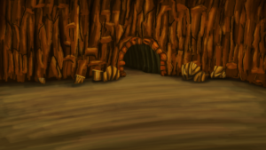 Cave Interior Background - Sketlix