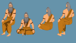 Sadhu Saint Character Editable 2D Animation Asset - Sketlix